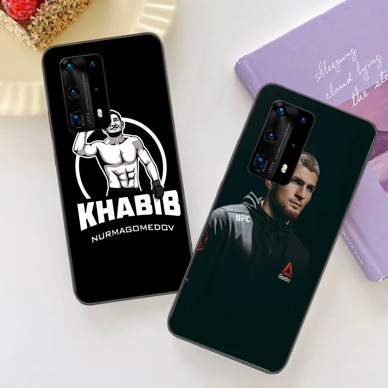 Khabib Nurmagomedov Soft Clear Phone Case For Huawei P30 Lite P10 P20 P40 P50 Pro Mate 40 Pro 30 20 10 Lite Cover Silicone