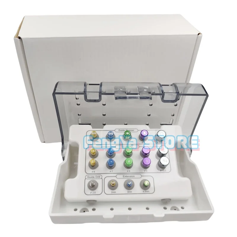 19 Pcs/Set Universal Dental Implant Drills Guide Positioning Drill Kit Dentist Implant Fully Guide & Positioning Kit