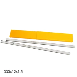 HSS Cuchillos cepilladores 333 x 12 x 1,5mm, Juego de cuchillas de repuesto para Delta 22-580/22-590/TP300, Metabo DH330,Scheppach PLM1800, 1 par