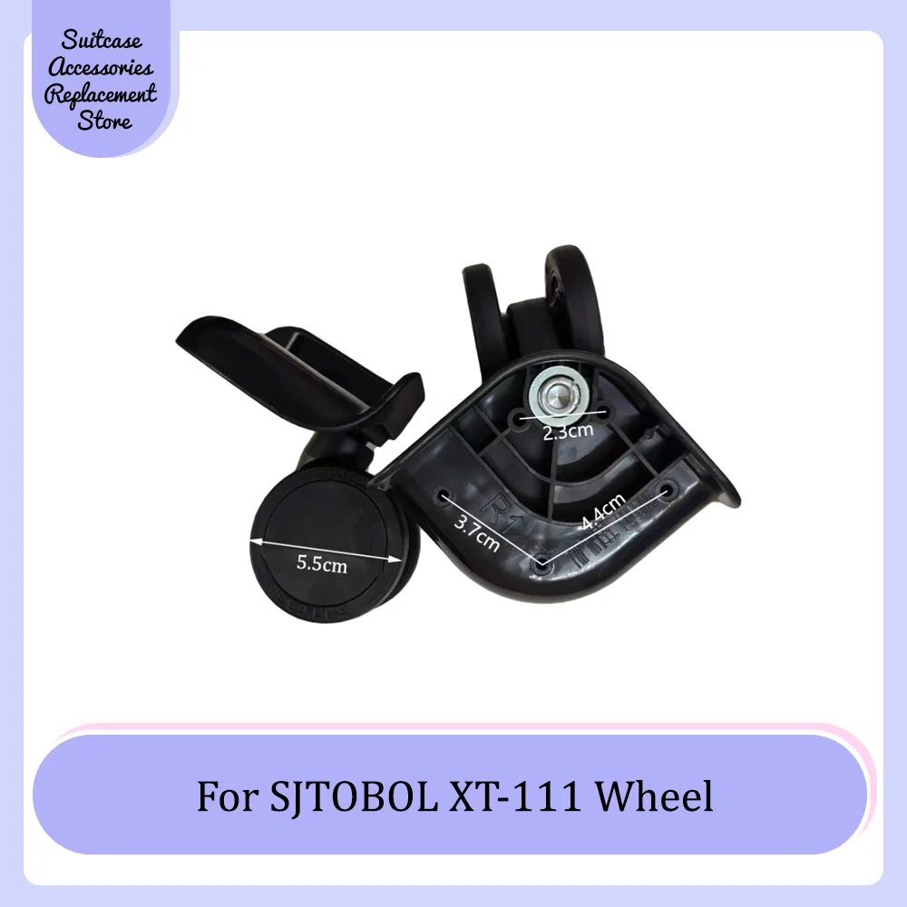 For SJTOBOL XT-111 Universal Wheel Replacement Trolley Suitcase Smooth Silent Shock Absorbing Durable Roller Accessories Wheels