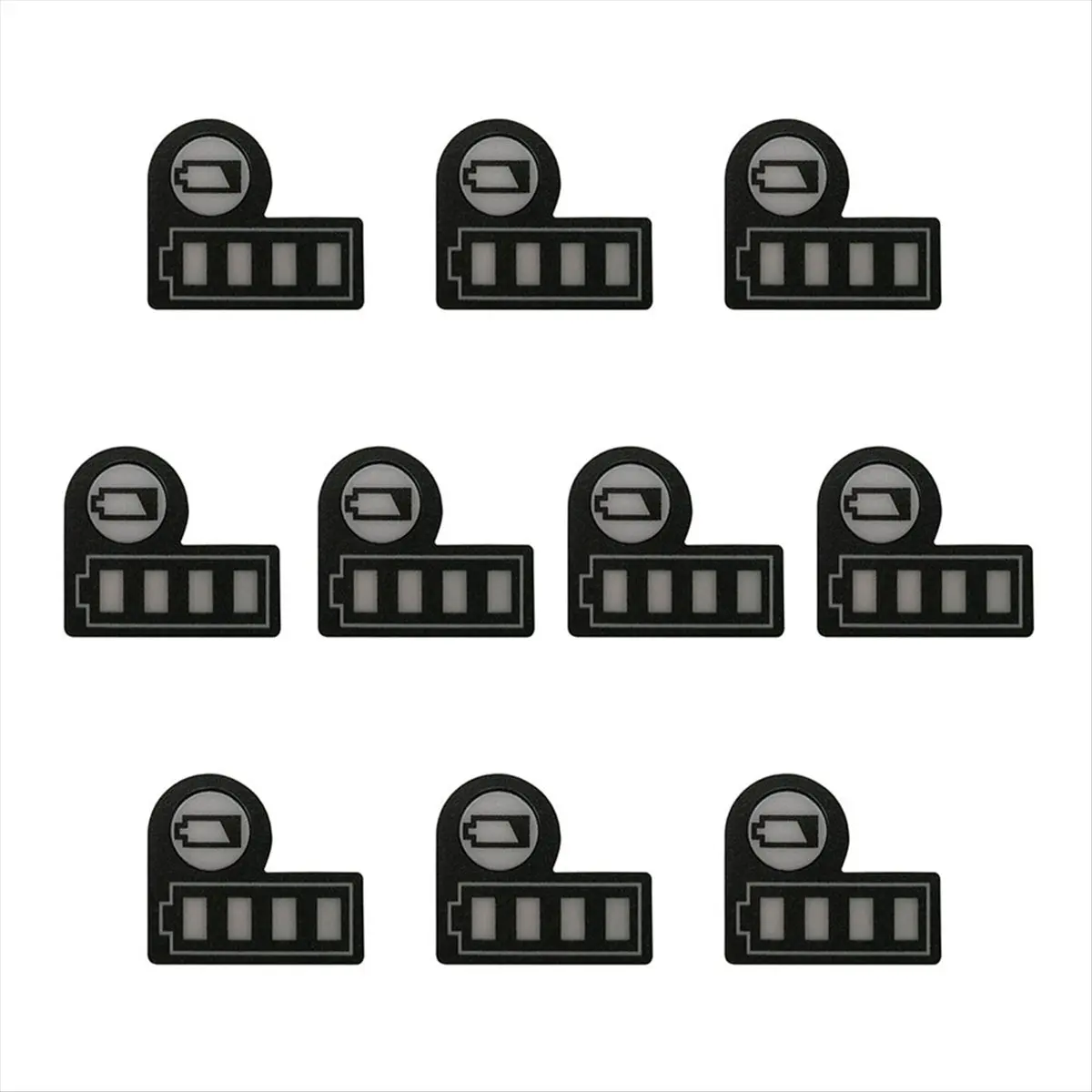 【WSFS】 10PCS Battery Level Indicator Label Battery Capacity Light Sticker Button Decal for BL1830 BL1430 18V Lithium Battery