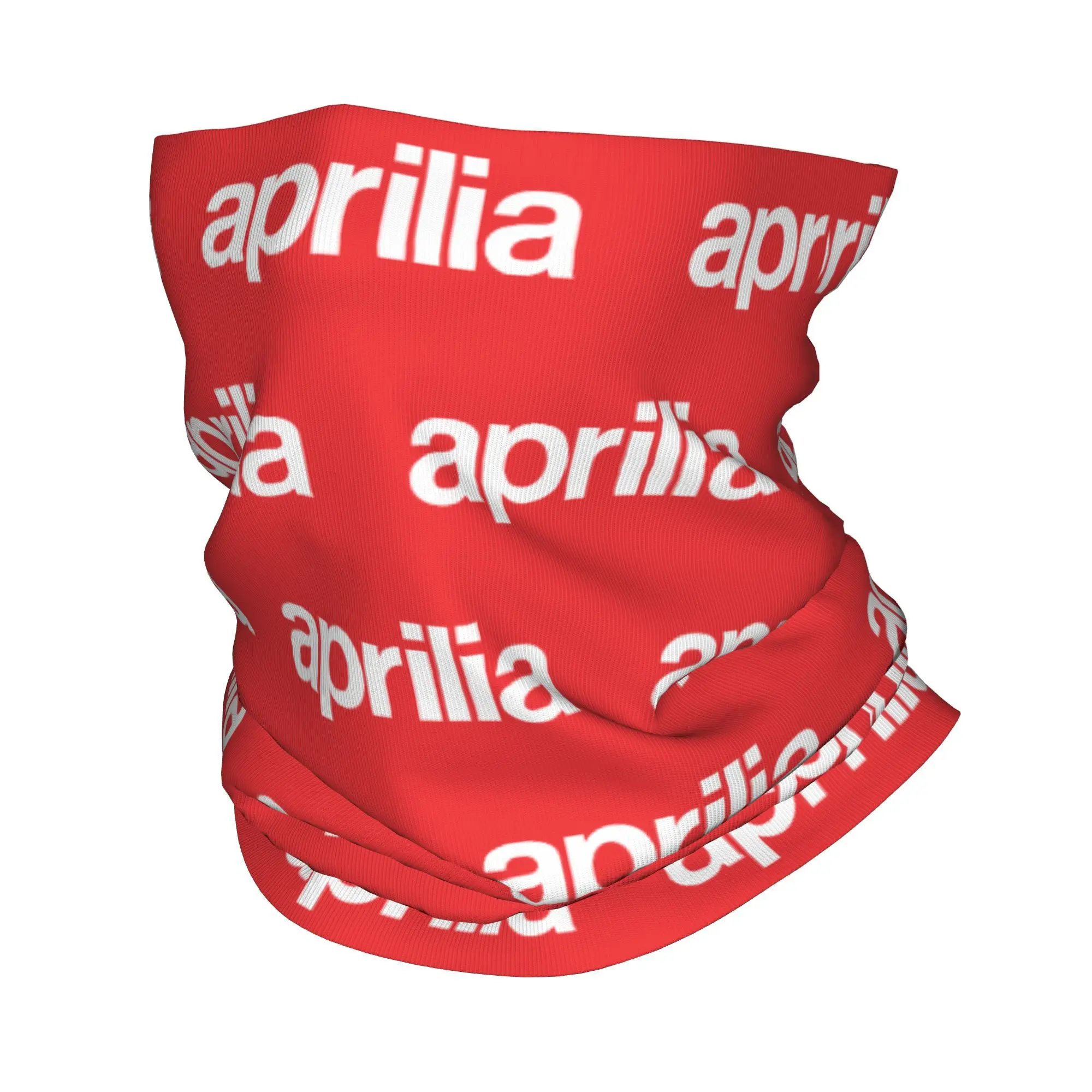 Custom Racing Aprilias Bandana Neck Gaiter Windproof Face Scarf Cover Women Men Motocross Motorcycle Headband Tube Balaclava