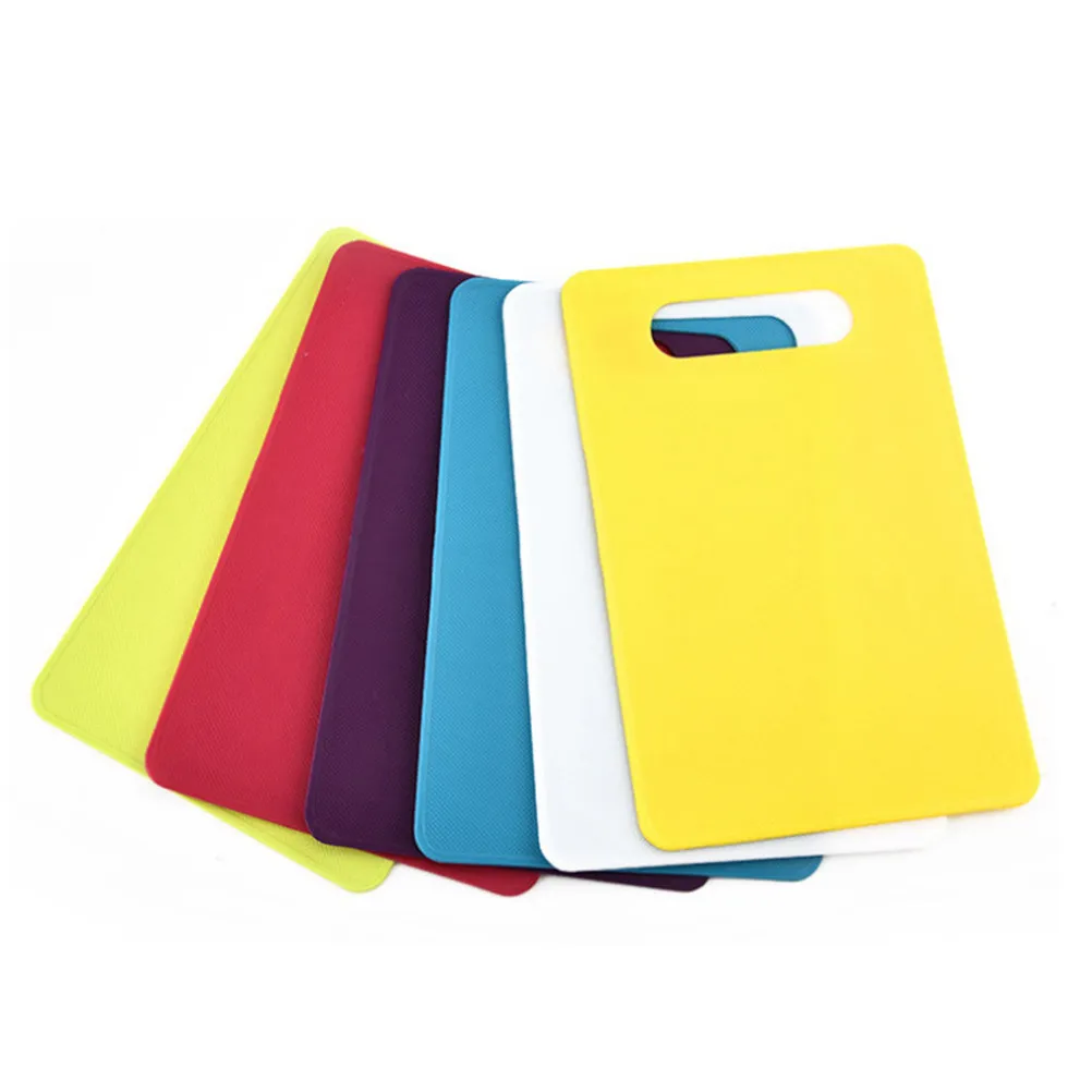 6Pcs Flexible Anti-Slip Color-Coded Cutting Boards Kitchen Chopping Mats Food Prep Hanging Hole Organizer Cutting Boards — купить у AliExpress WW