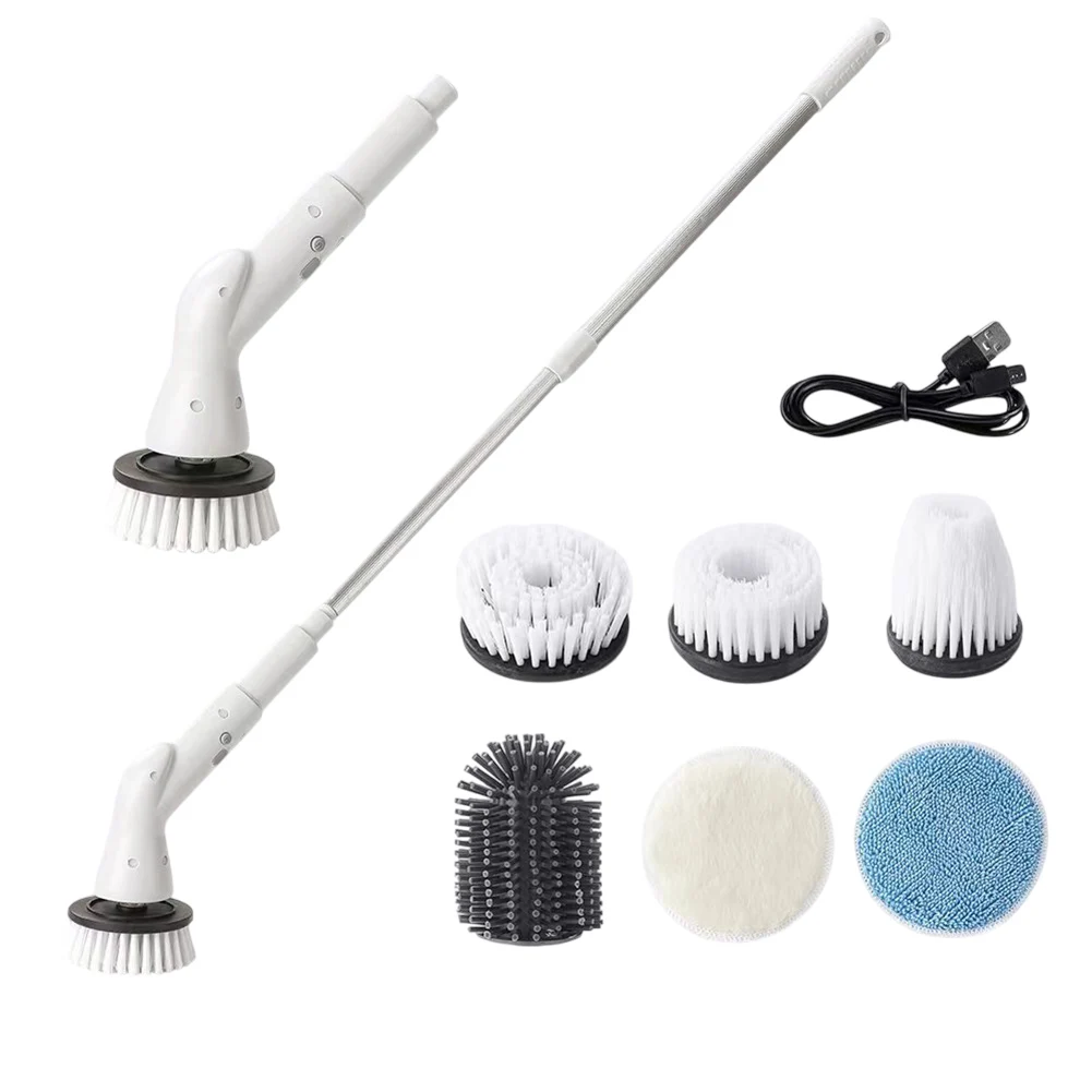 

Cleaning Bathroom Battery Powered Scrubber Electric Cleaning Brush For Bathroom 12000mAh Battery Efficient Cleaning
