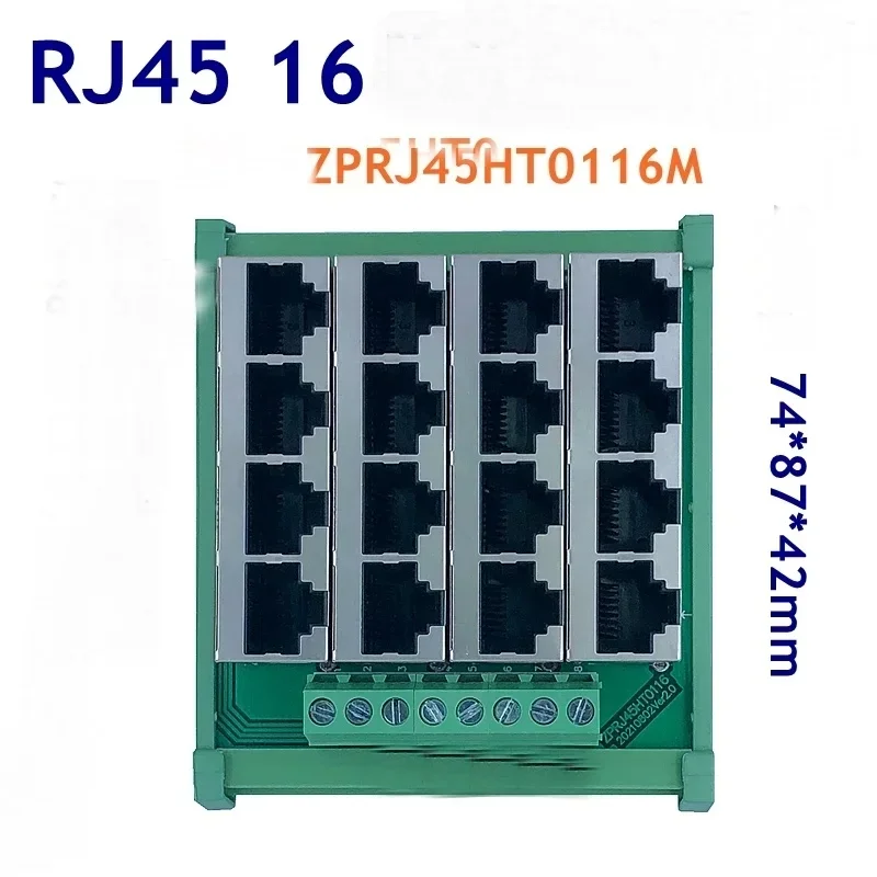 RJ45 - Module 8 16 Multi-Interface Bus RS485 Modbus Communication Hub