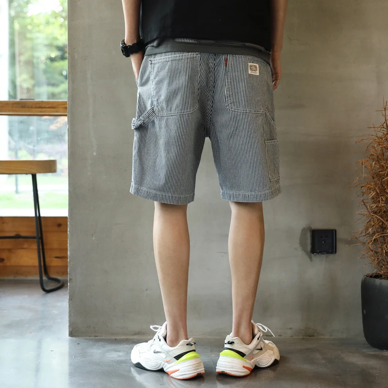 

Летние тонкие мужские повседневные свободные джинсовые рта, модные брендовые прямые синие джинсы длиной пять четвертей, молодежная мода