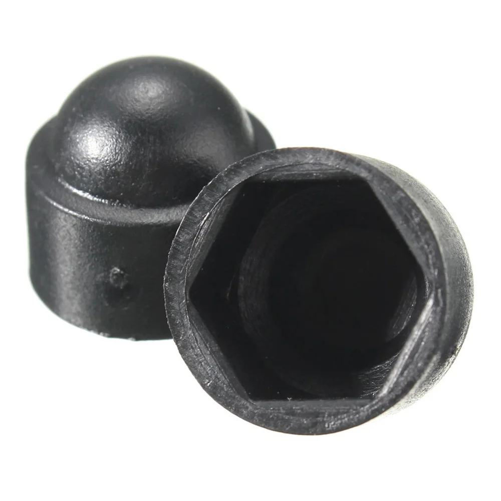 AQTQAQ 10Pcs/Set Hexagon Plastic Screw Caps Nut Covers M8 M10 Bolt Nut Dome Protection Caps Covers Exposed Plastic Screw Caps