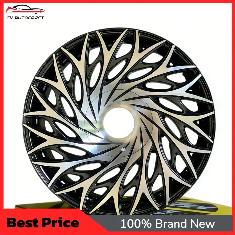 【2026】XL Wheel In Stock Flow Formed Wheels Aluminium 18 Inch*8J 5*110 5*114.3 5*120 ET 35 Gloss Black Machined For Passenger Car
