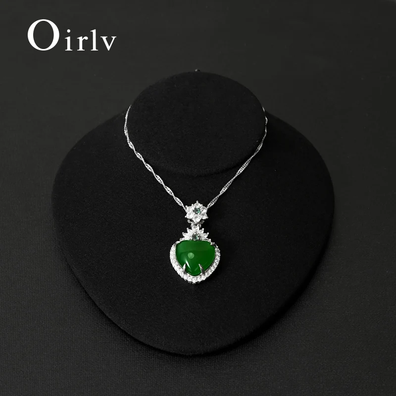 

oirlv Jewelry display props, necklace display special velvet material jewelry display stand, jewelry merchant organizer Pendant
