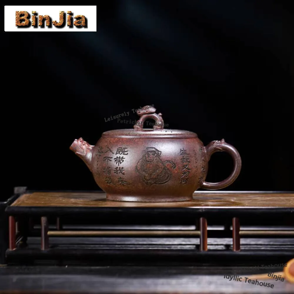 

Чайники из сиреневой глины ручной работы, 240 мл