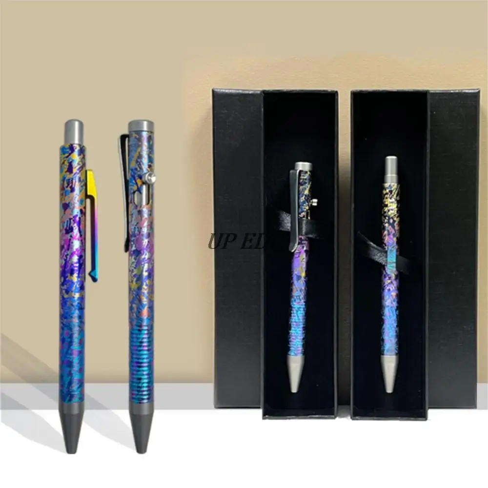 Titanium Alloy Pen Tactical Pen Color Pen Stationery Outdoor Rollerball Pen Ball Point Pen