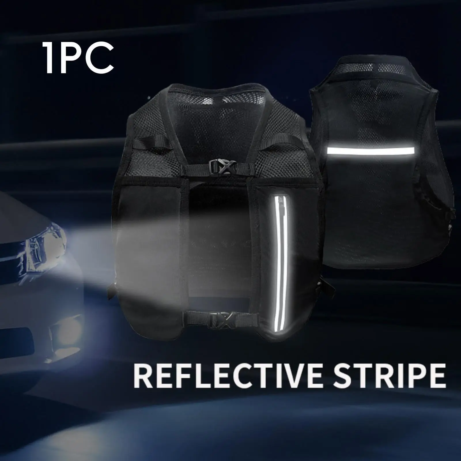 

Hydration Vest Adjustable for Men Women Runner Rucksack Lightweight Breathable Pack for Hiking Jogging Climbing Riding Outdoor