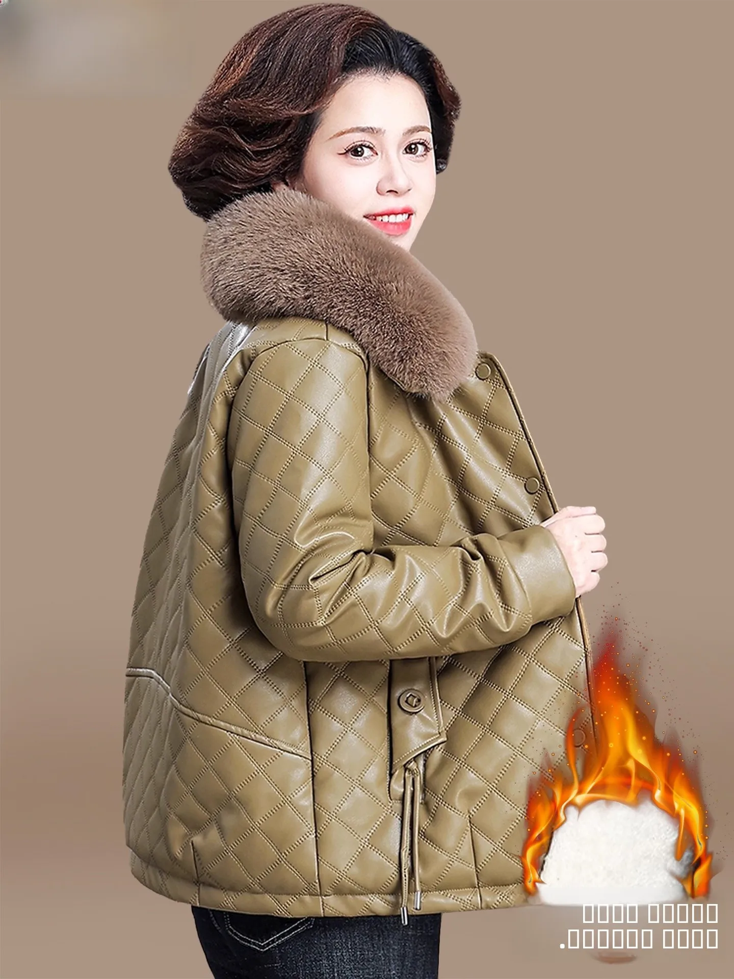 

Утепленная женская зимняя куртка с флисовой подкладкой, модное пальто с воротником-стойкой, на пуговицах, теплое, с хлопковым наполнителем