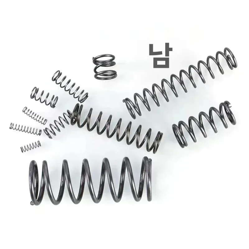 Molla di compressione di ritorno in acciaio per molle 65Mn, diametro filo: 1,6 mm, diametro: 9-25 mm, lunghezza: 15-100 mm, 5 pezzi/10 pezzi