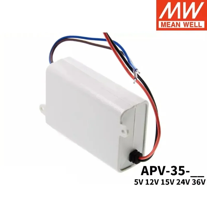 يعني جيدا APV-35 APV-35-5 APV-35-12 APV-35-15 APV-35-24 APV-35-36 35 واط إخراج واحد تحويل التيار الكهربائي APV-35 سلسلة