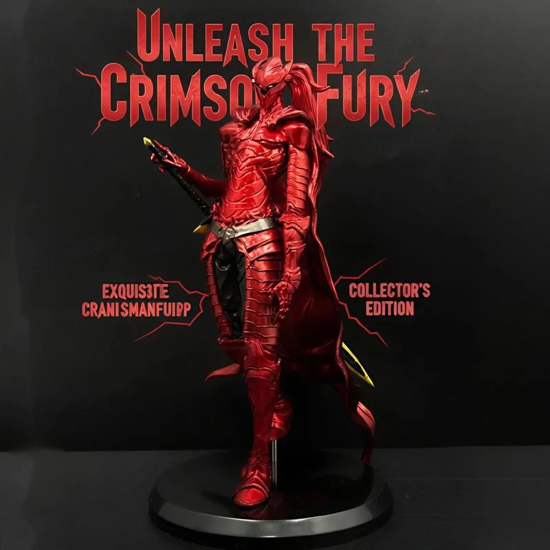 

Blood-Red Knight Igris GK Figure 22cm Anime Solo Leveling Desktop Collection Model Ornaments Statue Figurines Gifts For Boys