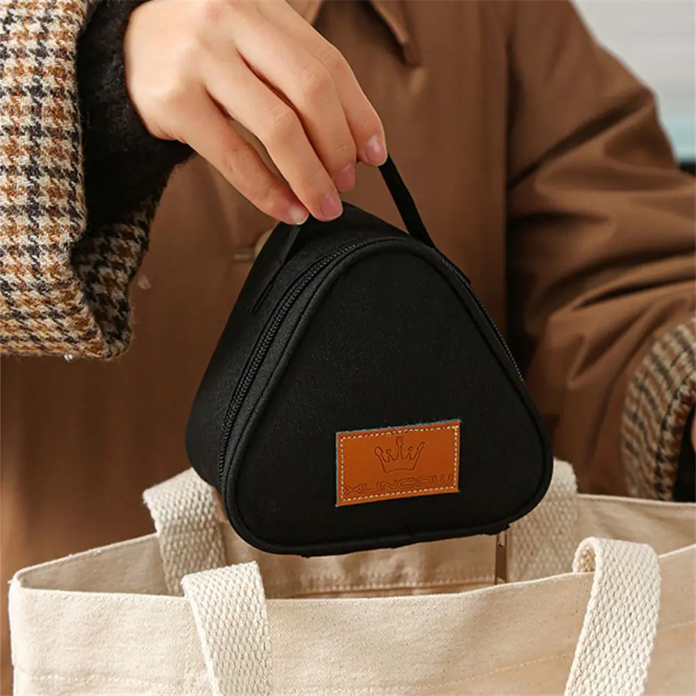 

Breakfast Waterproof Letter Thermal Insulated Fresh Cooler Bags Korean Lunch Box Tote Food Container Lunch Storage Handbags