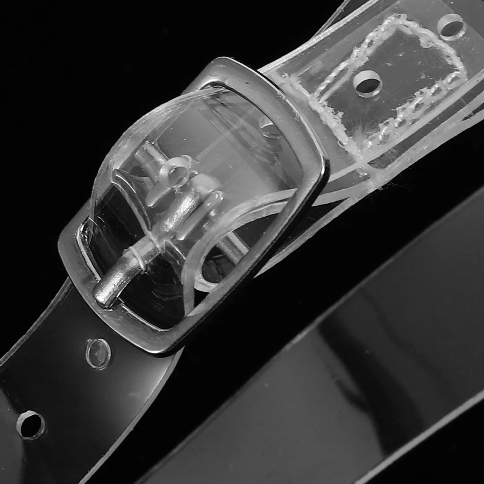 2 أزواج شفافة غير مرئية أحزمة أحذية عالية الكعب قابل للتعديل مكافحة فضفاض أحزمة الكاحل واضح رباط الحذاء استبدال للياقة آمنة #3