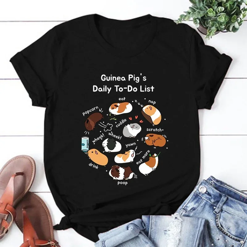 

Street Clothing Casual Women's Bunny T-shirt Harajuku Aesthetic Clothes Plus Size Tees Clothing Street Tops