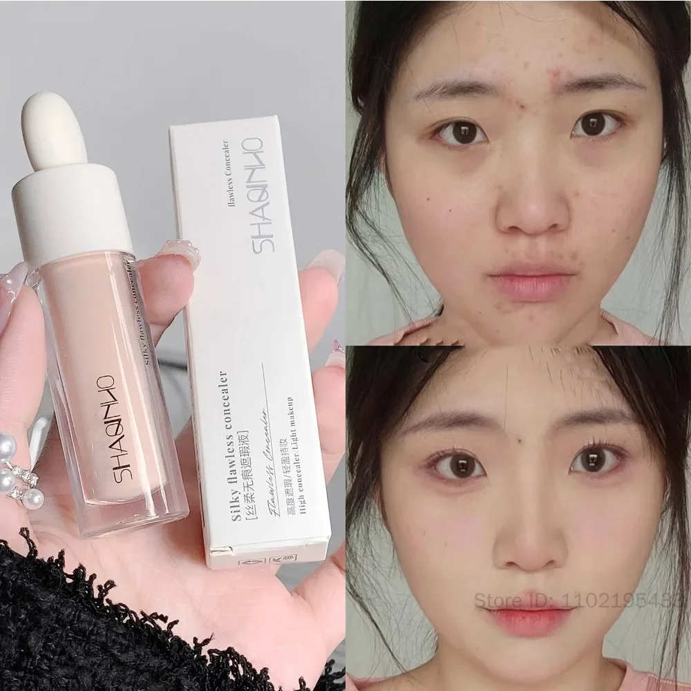 Crème anti-cernes à haute couverture, Texture, marques d'acné, cernes, liquide de maquillage pour le visage, éclaircissant durable, cosmétique pour le visage