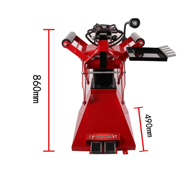 Pneumatic Tire Expander Manual Pedal Type Tire Repair Machine  Raking Machine Vehicle  Removal Tool  Expander