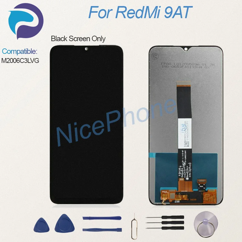 New And Tested For RedMi 9AT LCD Display Screen Touch Panel Digitizer M2006C3LVG 9AT Screen Display