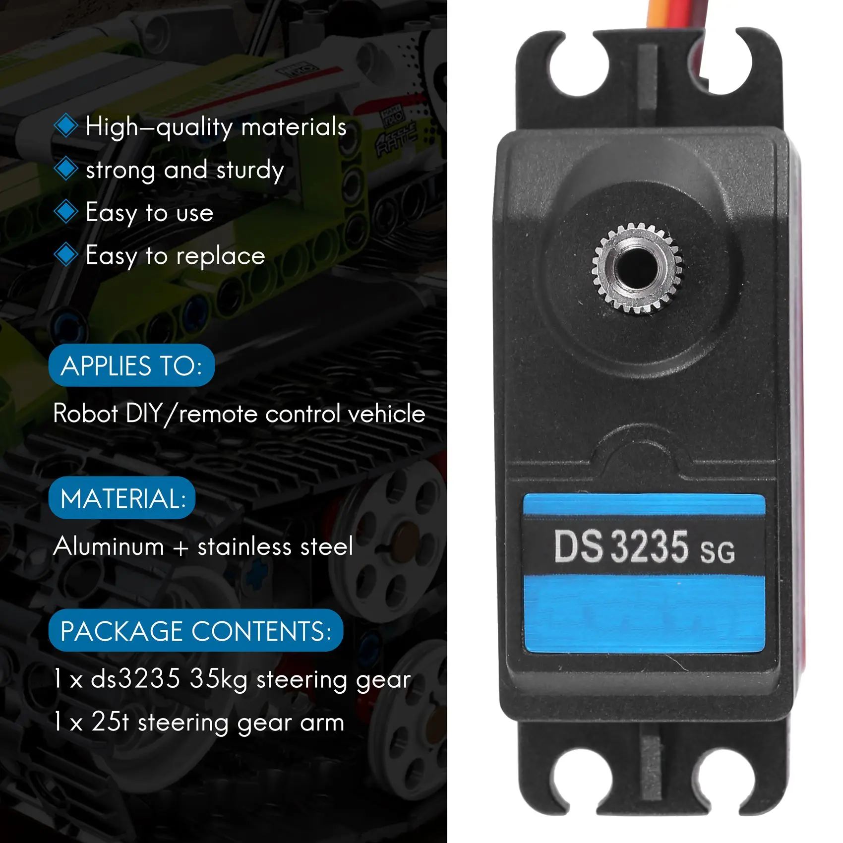 현대식 180도 고토크 코어리스 모터 서보