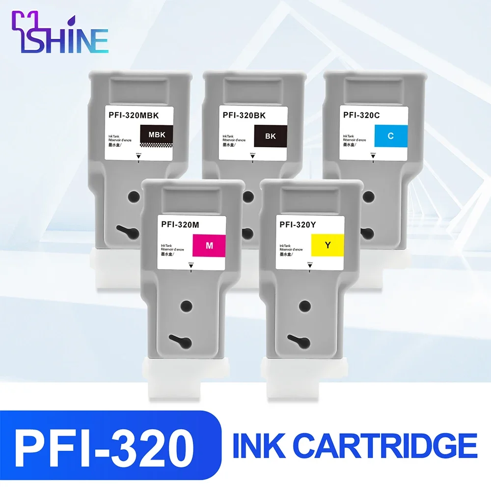 

PFI 320 PFI-320 PFI320 Premium Color Compatible Ink Cartridge for Canon TM-5200 TM-5300 Printer