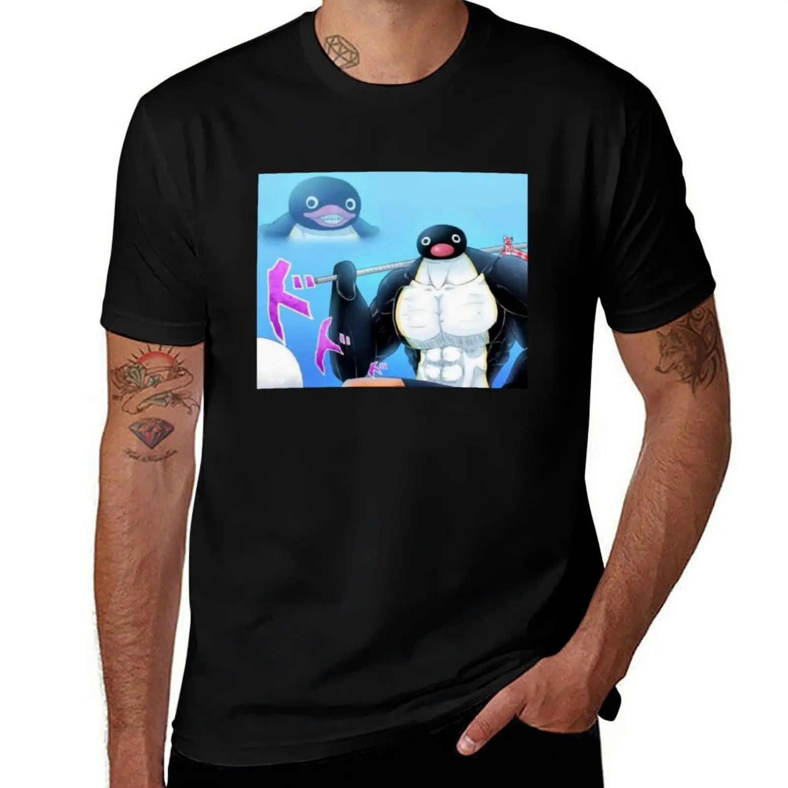 

Pingu Joestar T-Shirt t shirts for man cotton funny cotton t shirt man T-Shirt