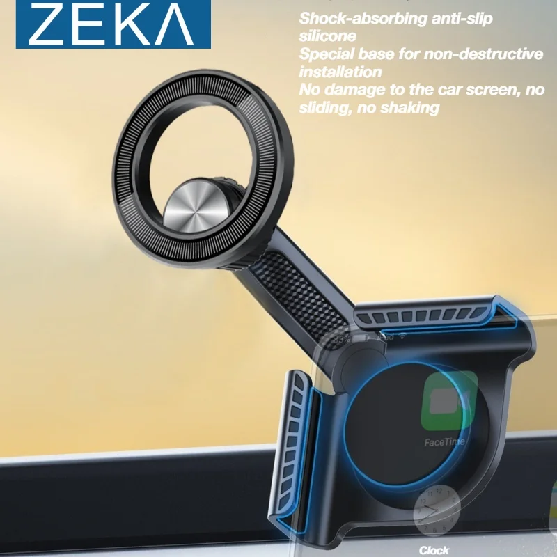 

ZEKA Magnetic Car Phone Holder for Tesla Model 3/Y/X/S New energy vehicles Car Display Screen Side 360 Degree Rotation for IPhon