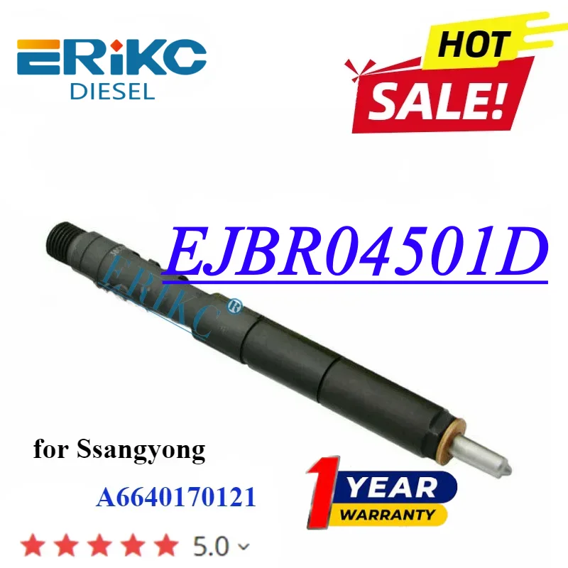 Топливный инжектор EJBR04501D A6640170121 для дизельных двигателей, распылитель для Ssangyong Actyon Kyron