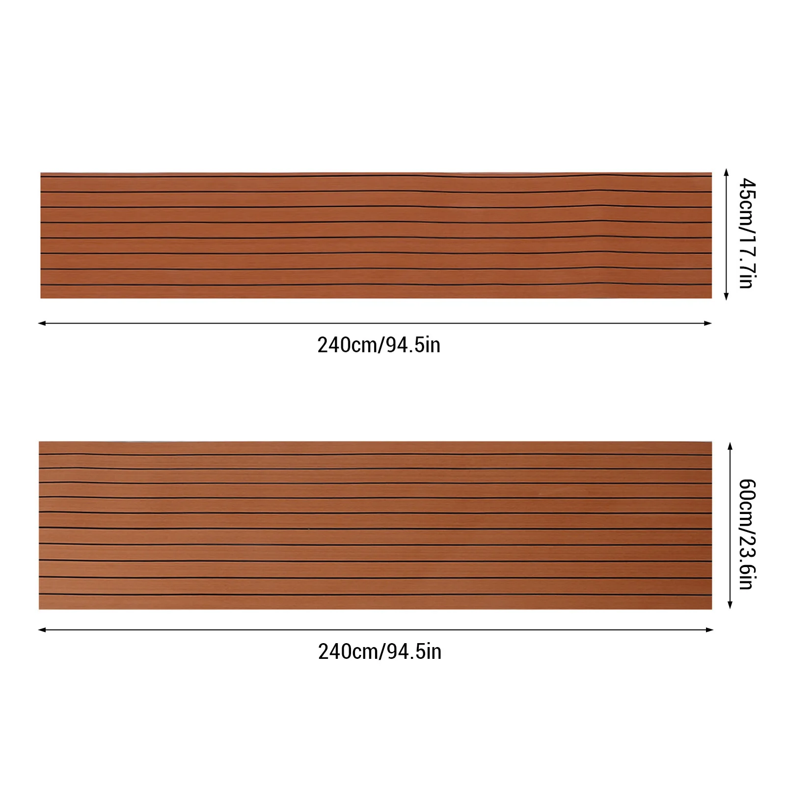 แผ่นปูพื้นเรือแบบมีกาวในตัว แผ่นโฟม EVA ป้องกันการขีดข่วน ตัดได้ ยืดหยุ่น ทนความร้อน สำหรับเรือยอชท์