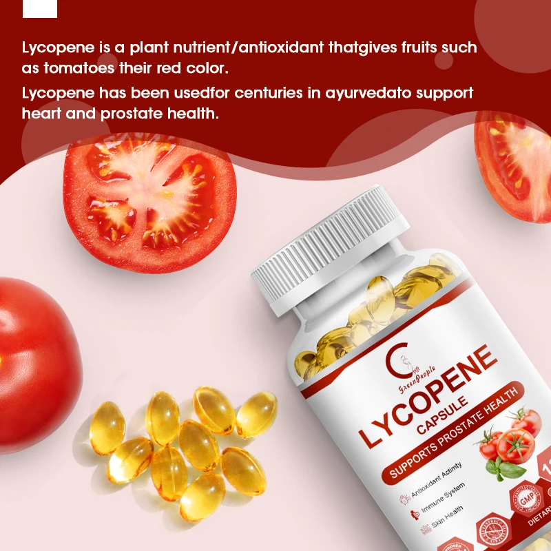 Lycopene Capsule Immunity Health for Men Protect Prostate,increases Physical Strength Cardiovascular Protective Effects