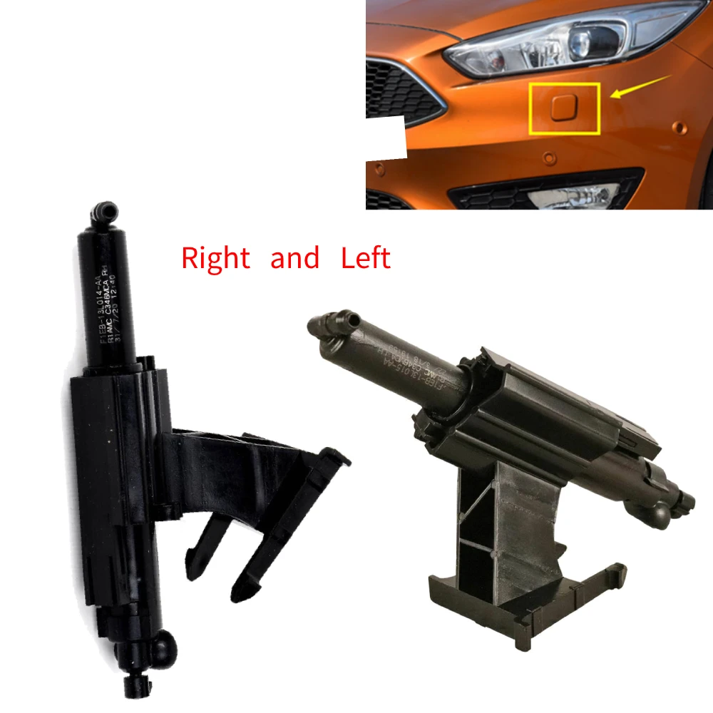 

left right front Headlight Washer Jet Nozzle Fit For Ford focus 2015- 1867462 1867463 F1EB-13L015-AA F1EB-13L014-AA