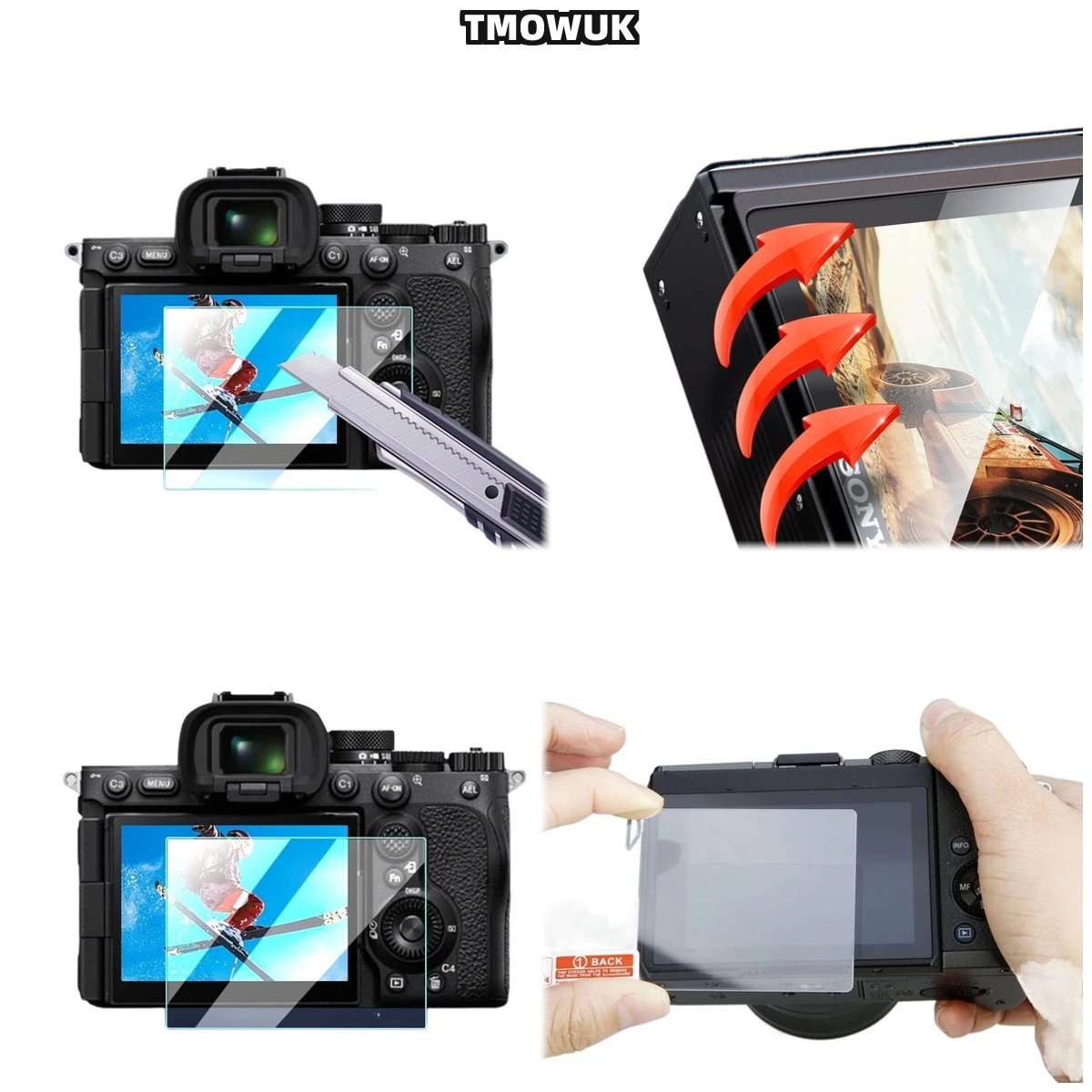

For A7M4 A6700 A7C2 A7CR A7IV, Reliable Tempered Glass, High Definition Anti-Scratch Shield