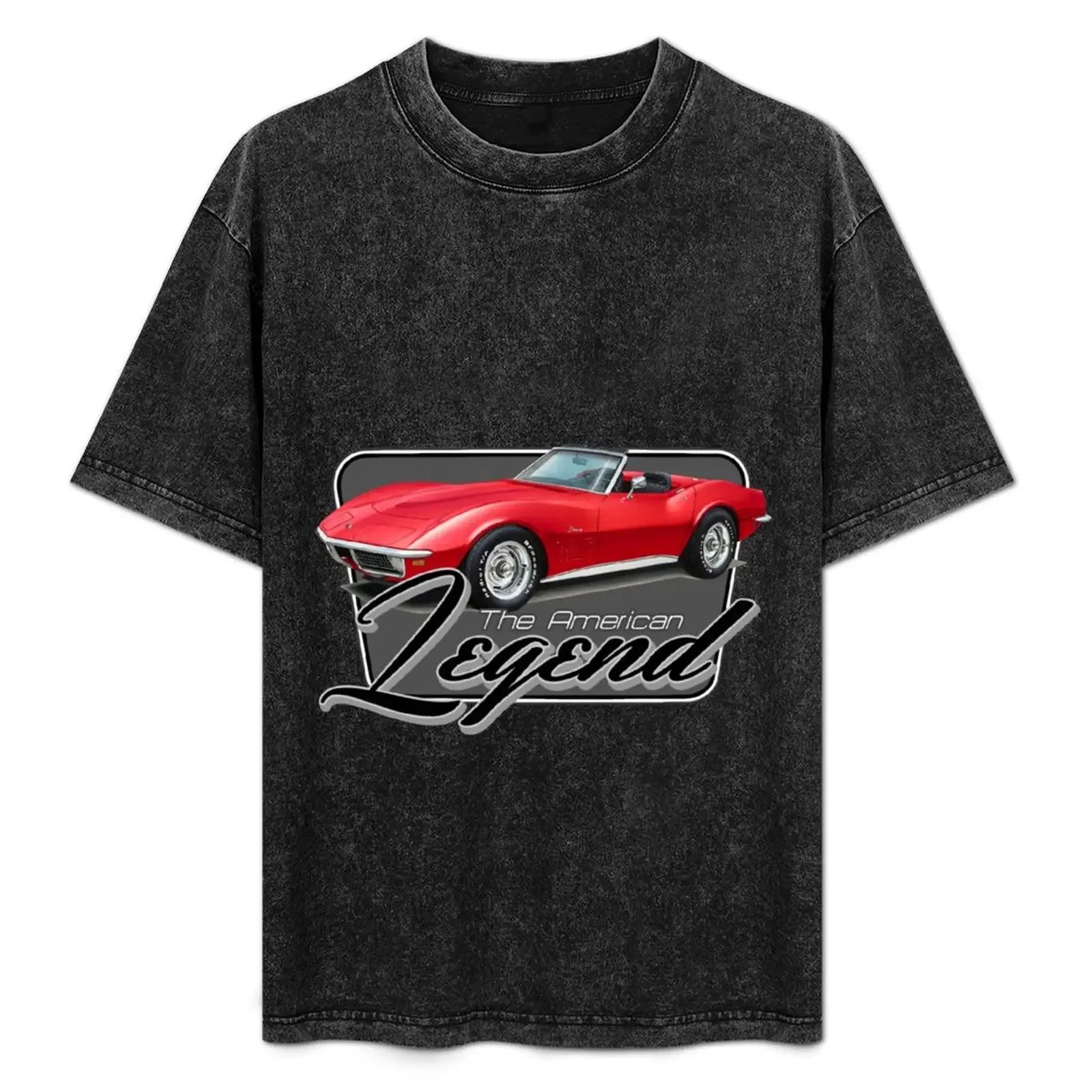 

American Legend Stingray Red T-Shirt Work Utility Casual Tee Shirt