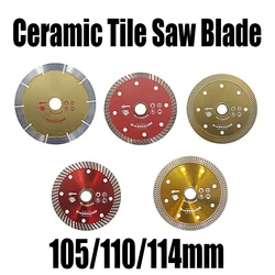 1PCS 105/110/114mm Ceramic Tile Saw Blade Diamond Cutting Wheel Disc For Cutting Glass/Ceramic/Ceramic Tile/Marble/Stone Etc