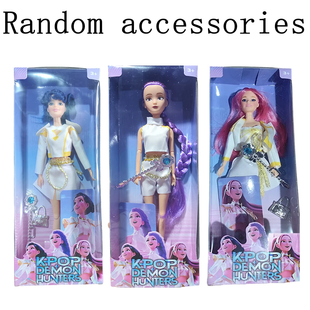 حار بيع شيطان الصيادين دمى الفينيل-رومي ميرا زوي ك البوب أنيمي نمط حساسة الملمس الفتيات هدية عيد ميلاد #4