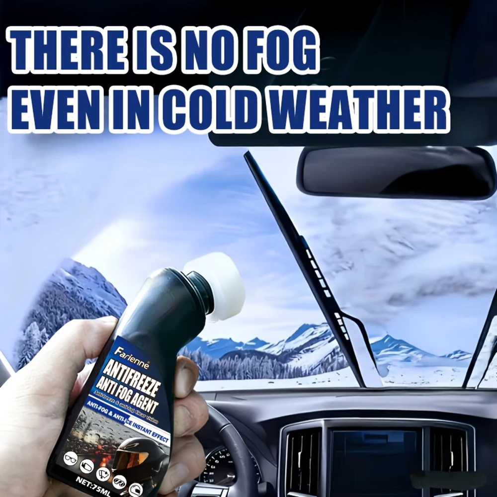 FARIENNE Helmet-Specific Long-Lasting Anti-Freeze And Anti-Fog Spray - Highly Effective And Durable, Easily Removes Fog, Protect
