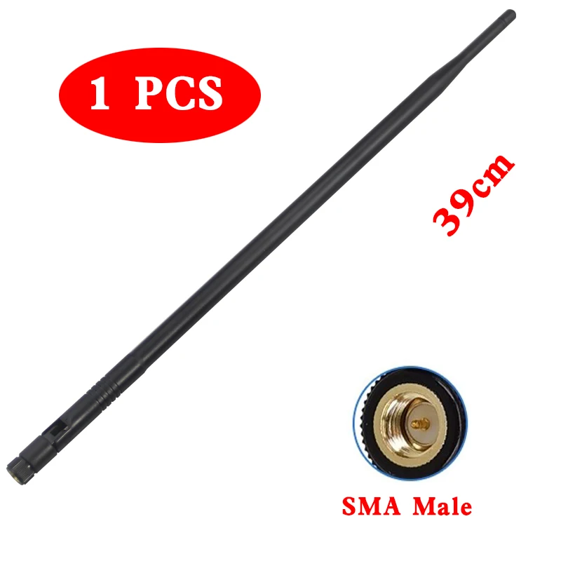 Externe WLAN-Antenne 2.4G 5.8G 12dBi Verstärkung RP-SMA-Stecker Faltbare Antenne für WLAN-Karte Router Netzwerk-Booster-Antenne – Detail 6