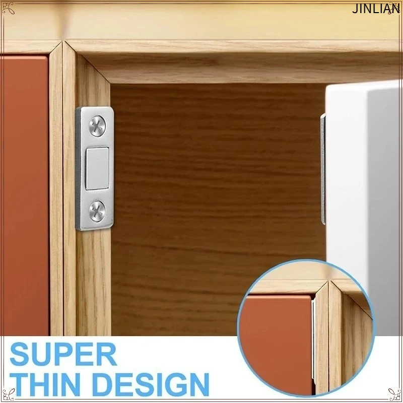 Wholesale Pack Ultra-Thin Magnetic Door Catches - Adhesive Latches for Cabinets, Drawers, Closets & Windows