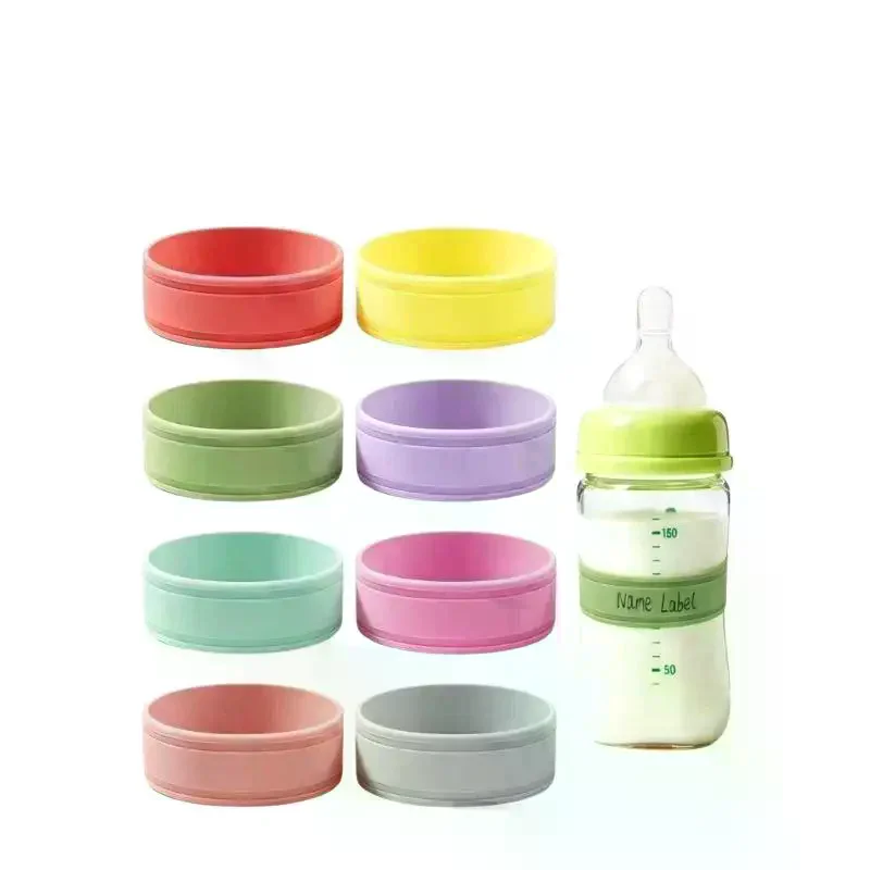 1 Pcs Classroom Cup Organization Elastic Silicone Band Custom Name Silicone Cup Sleeve No More Lost Cups