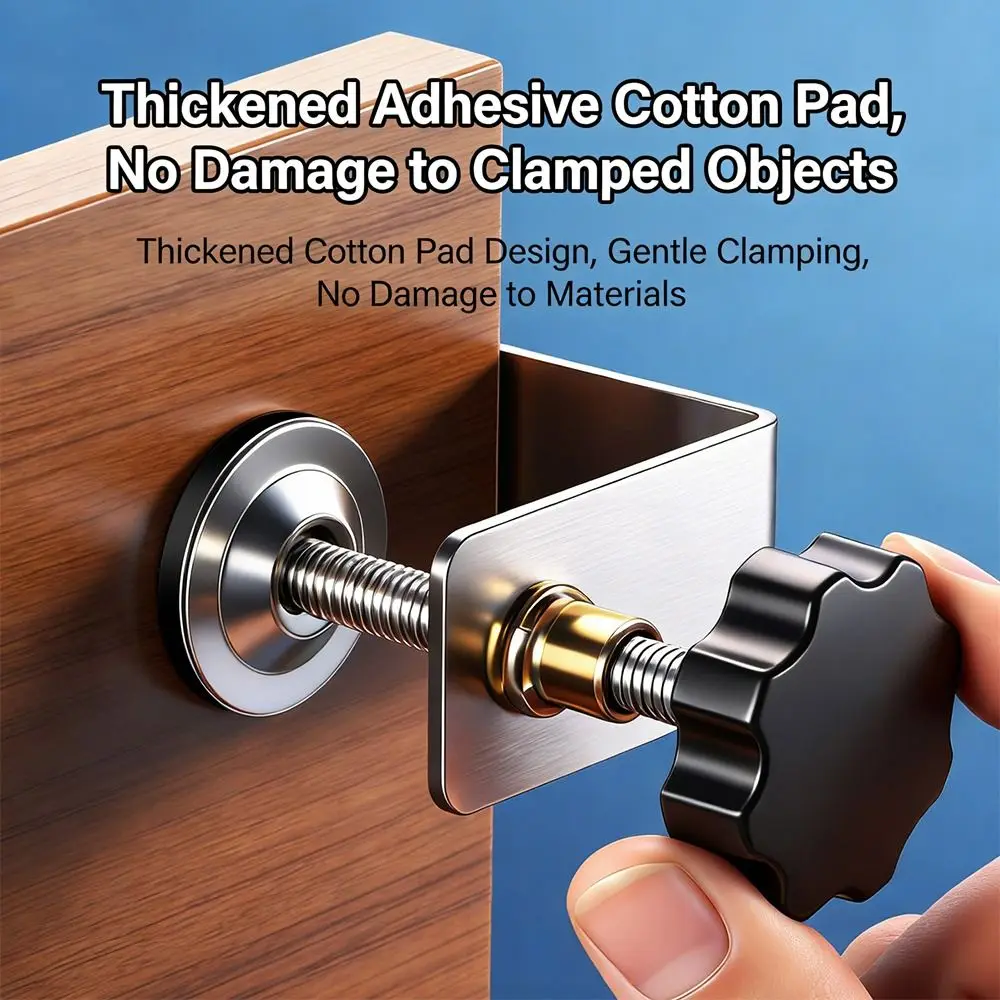 

Универсальный зажим для установки ящиков, утолщенный, регулируемый, без ручки, многофункциональный, для сборки мебели