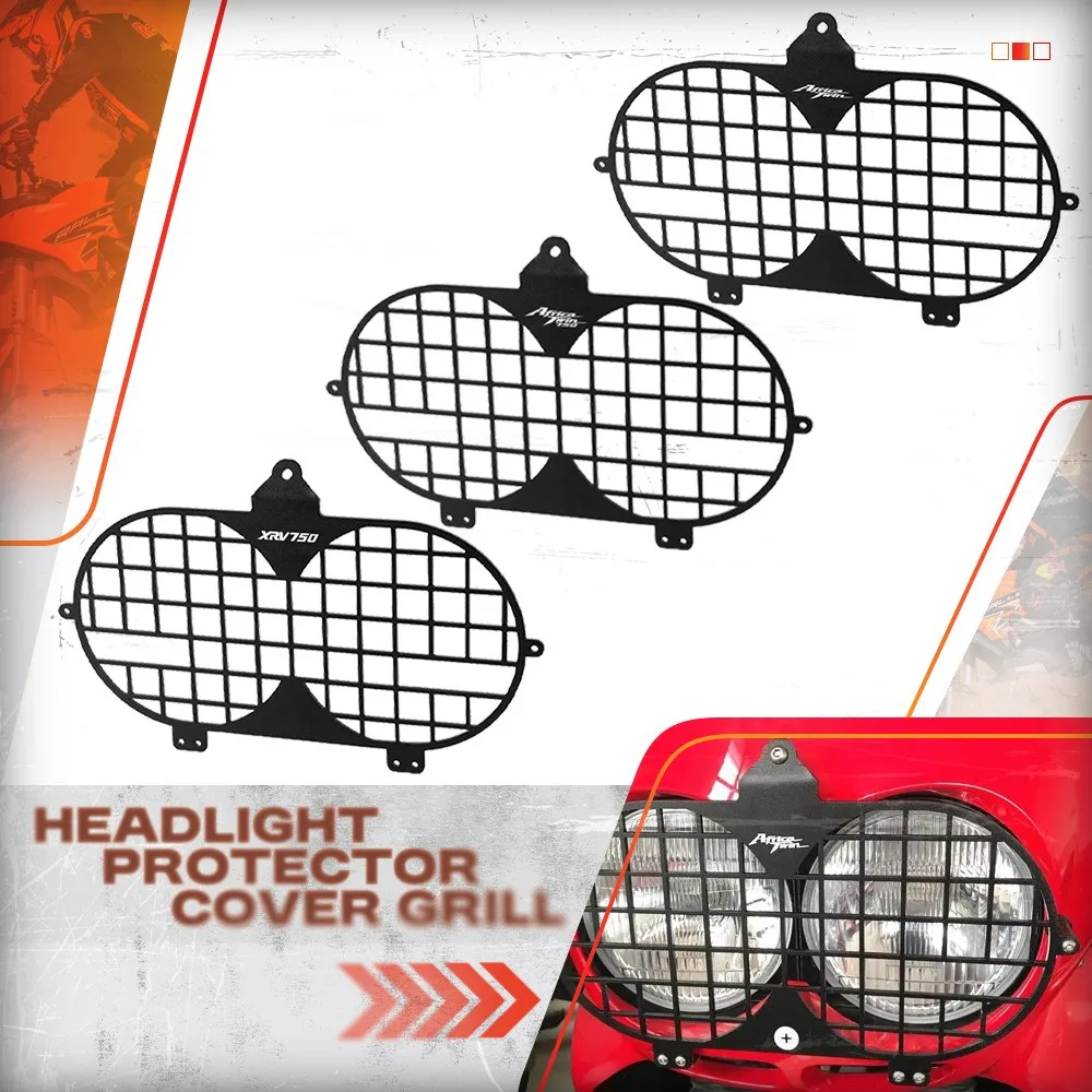 

Headlight bracket Headlight Protector cover grill headlight guard For Honda XRV750 Africa Twin 1997-2002 2006 AfricaTwin XRV 750