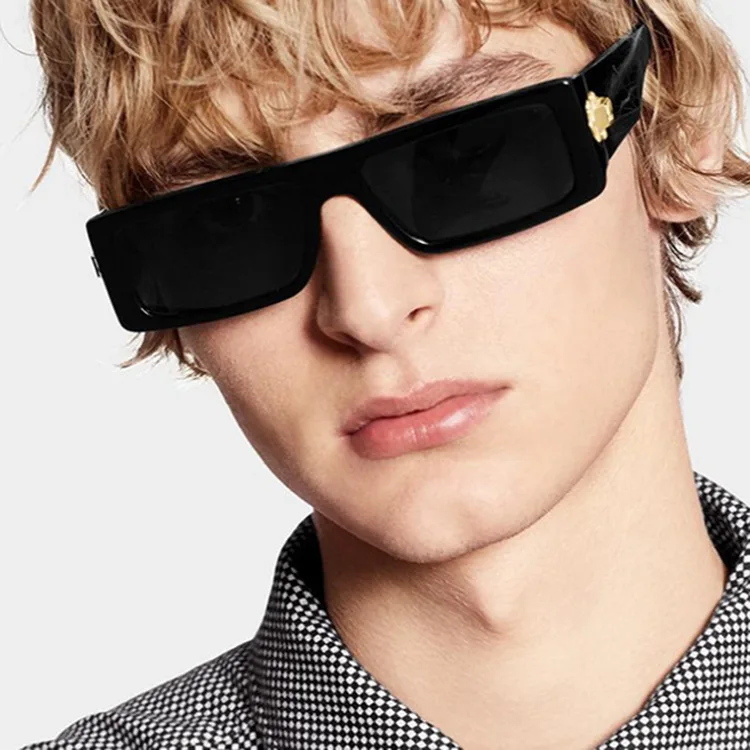 Retro Polarisierte Sonnenbrillen für Damen und Herren, Punk-Designer-Sonnenbrillen, Personalisierte Ins-Sonnenbrillen für Bühnenauftritte, Partys und Luxus-Mode – Detail 2