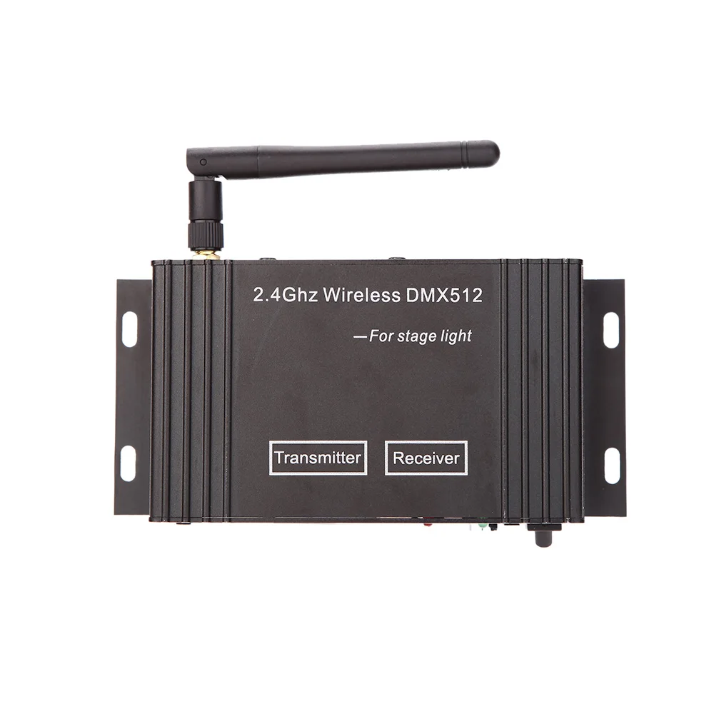 2.4G Wireless DMX 512 Controller Transmitter Receiver LCD Display Power Adjustable Repeater Lighting Controller