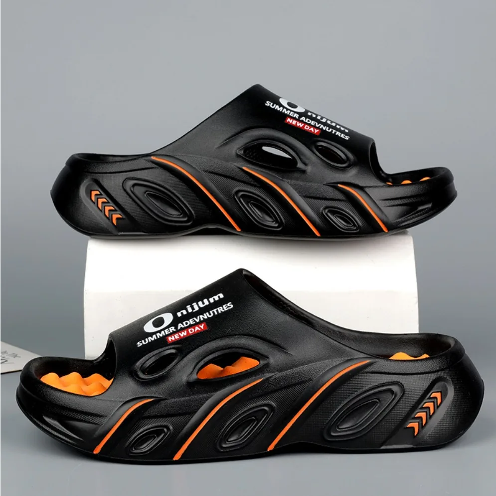 

Summer Men's Massage Slippers Indoor Outdoor Sandals Beach Men Casual Shoes Comfortable Slides Flip-flop Men Women Home Slippers