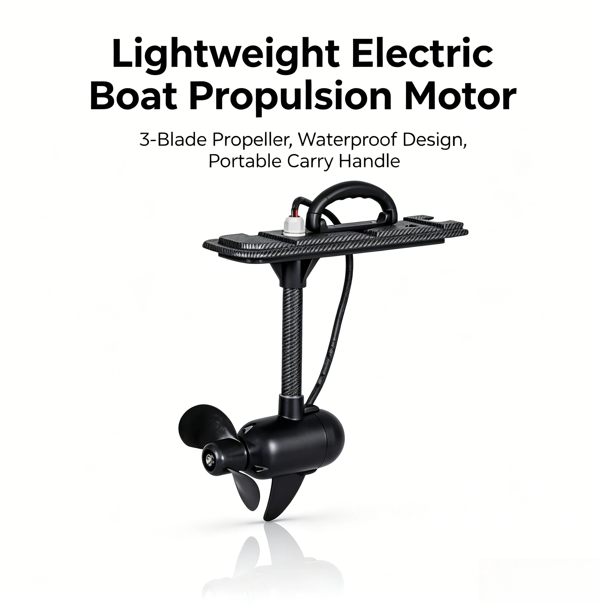 65-Pound Brushless Hybrid Engine Powerful Electric Tow Motor for Pedal Kayaks