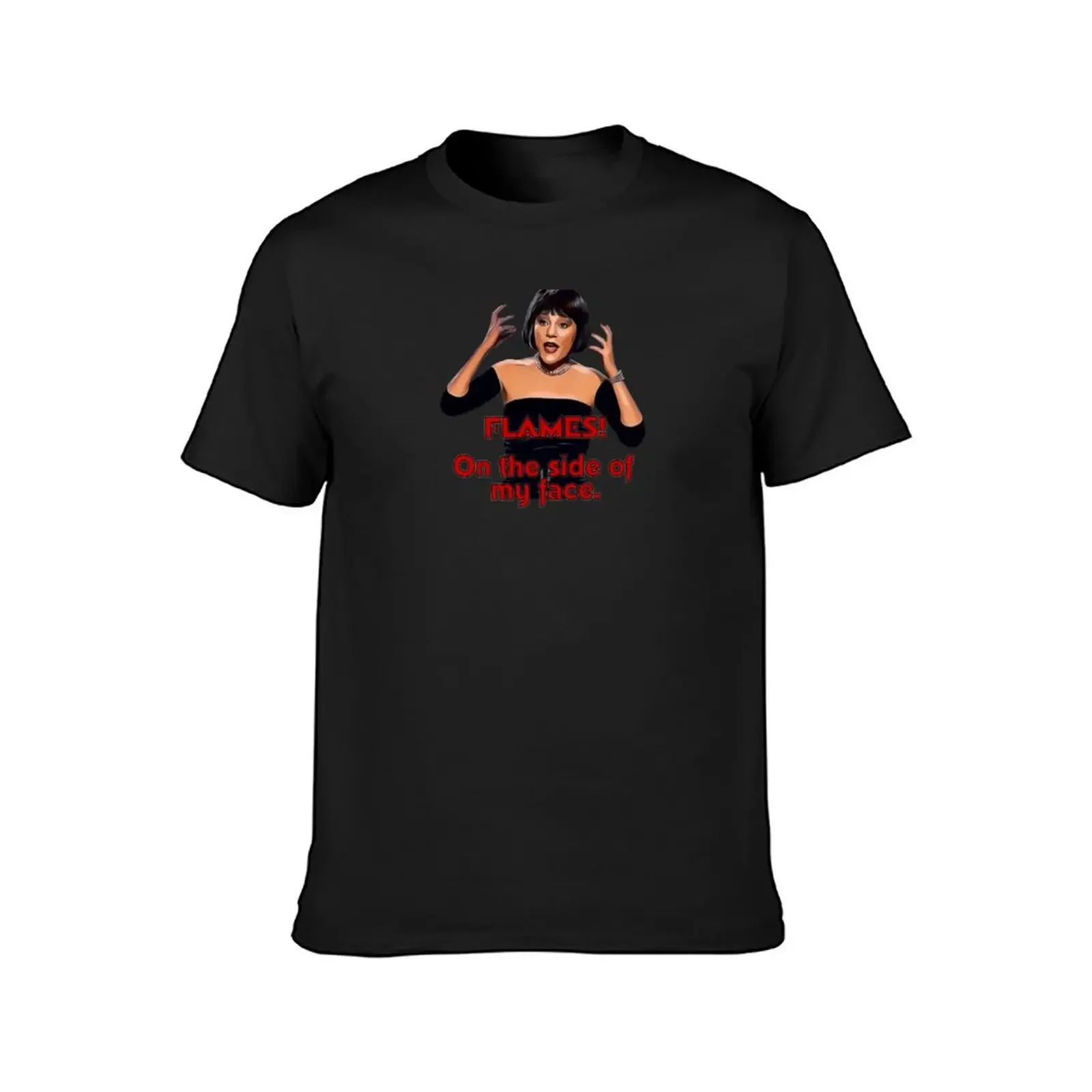 Flames! On the side of my face. Madeline Kahn - Mrs. White T-Shirt quick drying designer shirts t shirts for men graphic