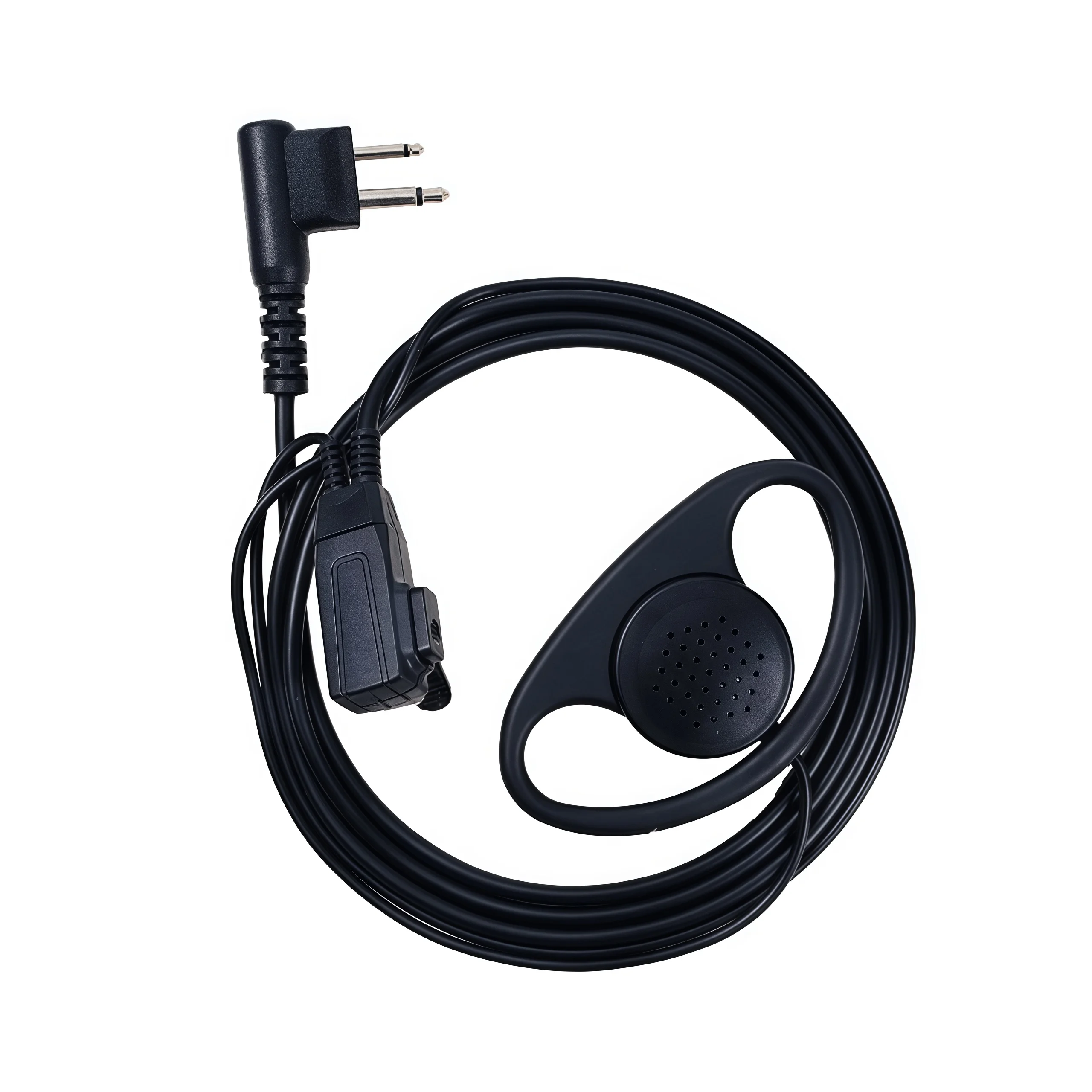 

2-контактный наушник Walkie Talkie с микрофоном D-образный наушник, аксессуары для гарнитуры для Motorola GP88 CT150 P040 Radio